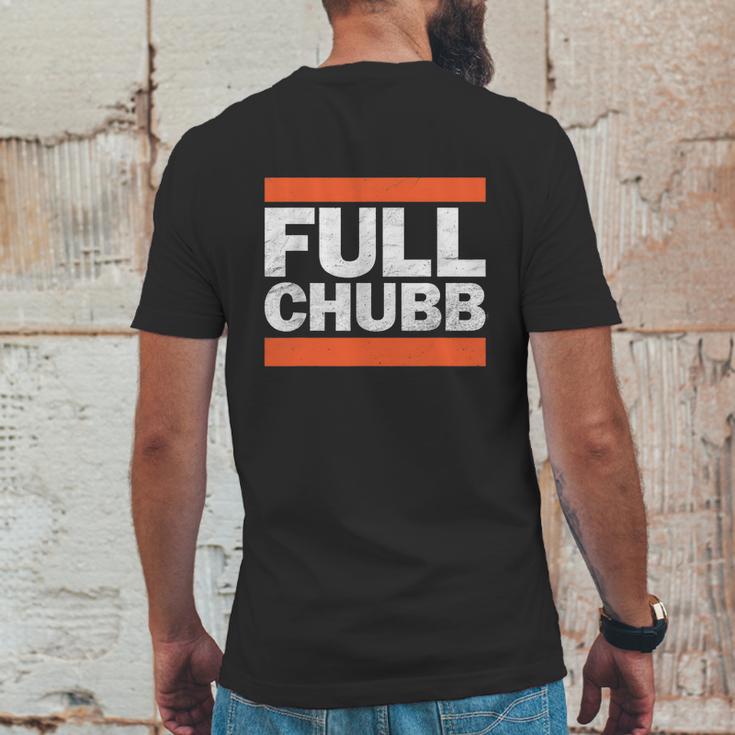 Full Chubb Mens Back Print T-shirt Funny Gifts