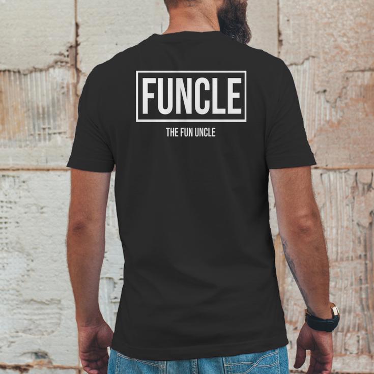 Funcle - The Fun Uncle Cool &Ampamp Funny Uncle T-Shirt Mens Back Print T-shirt Funny Gifts