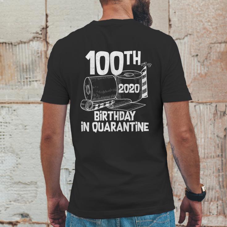 Funny 100Th Birthday In Quarantine Toilet Paper Party Mens Back Print T-shirt Funny Gifts