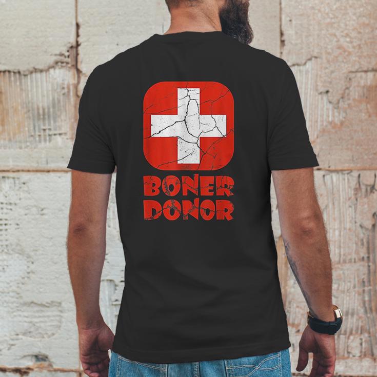 Funny Halloween Boner Donor Mens Back Print T-shirt Funny Gifts