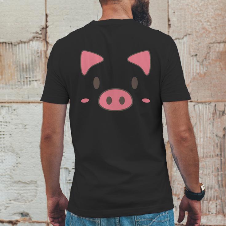 Funny Halloween Cute Halloween Cute Piggy Face Halloween Costume Mens Back Print T-shirt Funny Gifts