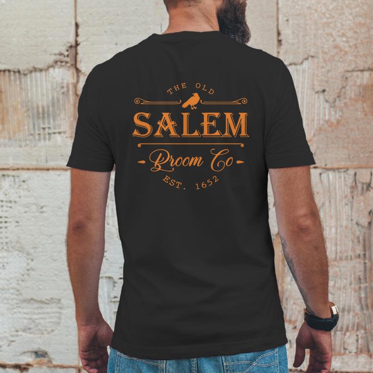 Funny Halloween Halloween Old Salem Broom Company Halloween Party Witch Hal Mens Back Print T-shirt Funny Gifts