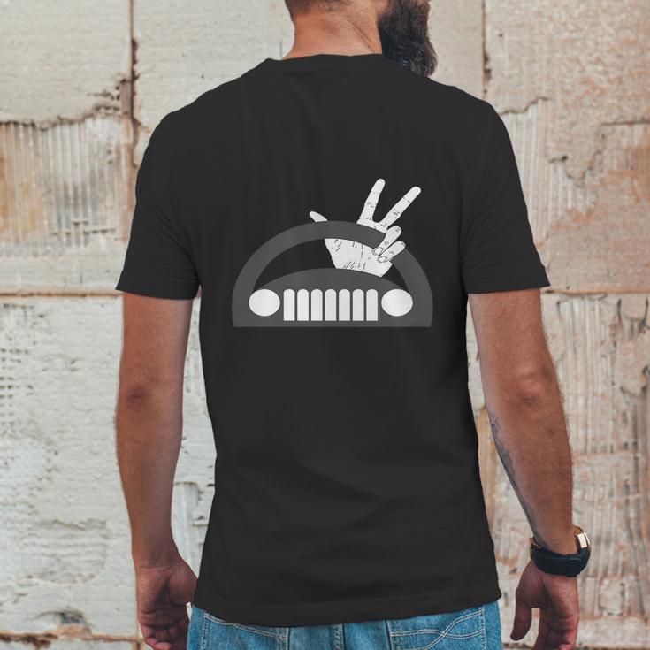 Funny The Jeep Wave T-Shirt Mens Back Print T-shirt Funny Gifts