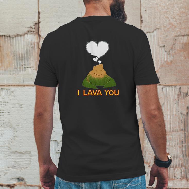 Funny Quote I Lava You Cute Art Mens Back Print T-shirt Funny Gifts