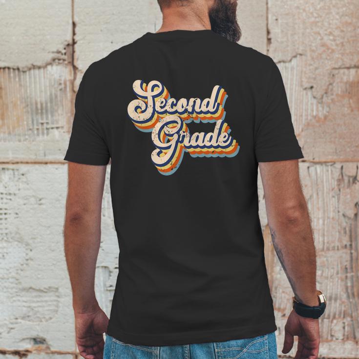 Funny Retro Second Grade Logo Mens Back Print T-shirt Funny Gifts