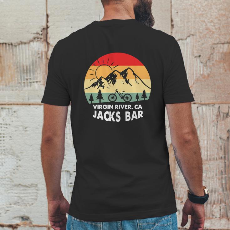 Funny Retro Virgin River Jacks Bar Mens Back Print T-shirt Funny Gifts