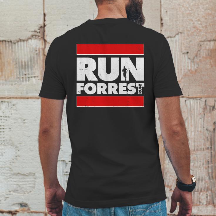 Funny Run Forrest Run Logo Mens Back Print T-shirt Funny Gifts