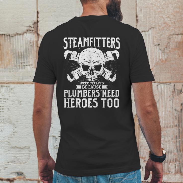 Funny Steamfitters Gift Steam Pipe Welding Mens Back Print T-shirt Funny Gifts