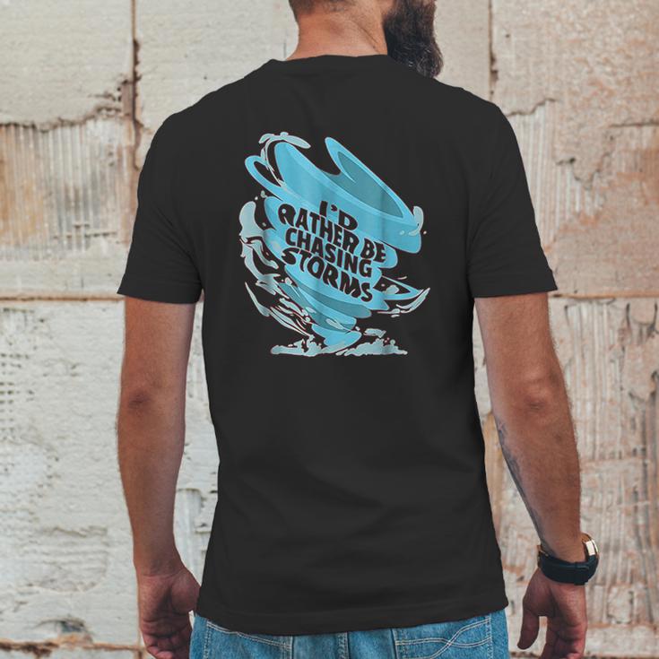 Funny Tornado Storm Chaser Meterology Mens Back Print T-shirt Funny Gifts