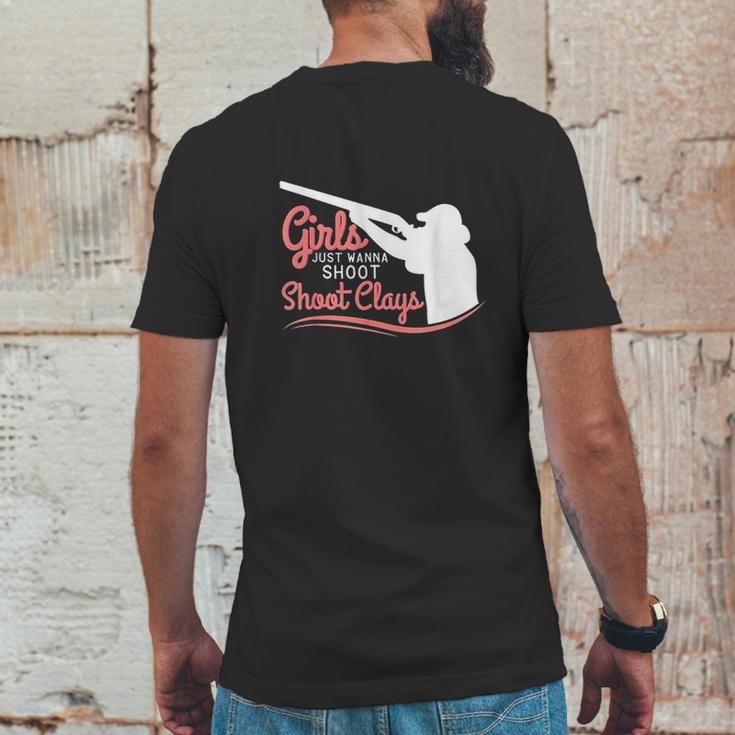 Funny Trap Skeet Shooting Mens Back Print T-shirt Funny Gifts