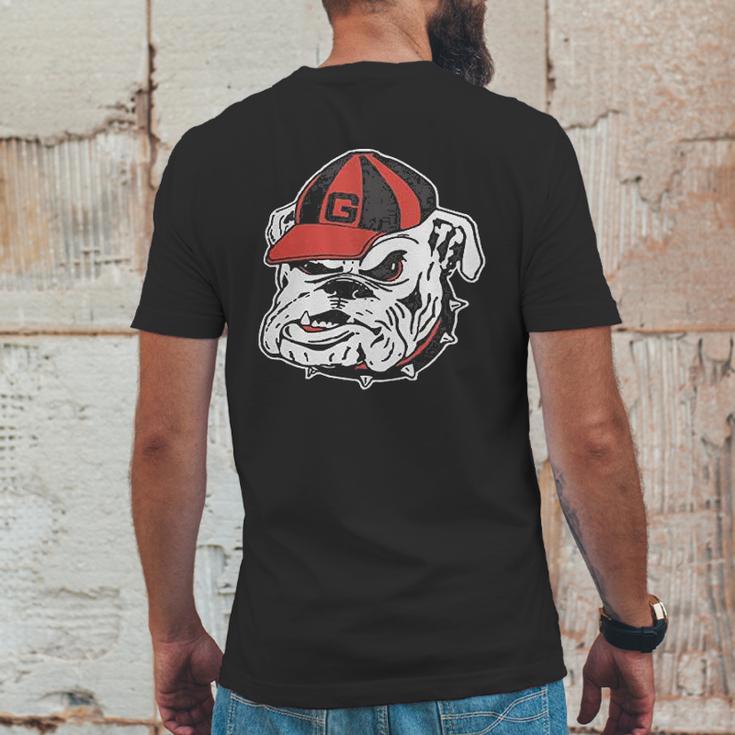 Georgia Bulldog Black Solid Mens Back Print T-shirt Funny Gifts