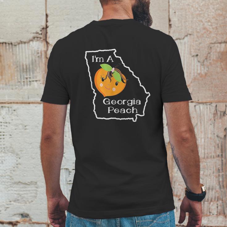 I Am A Georgia Peach Atlanta Georgia Mens Back Print T-shirt Funny Gifts