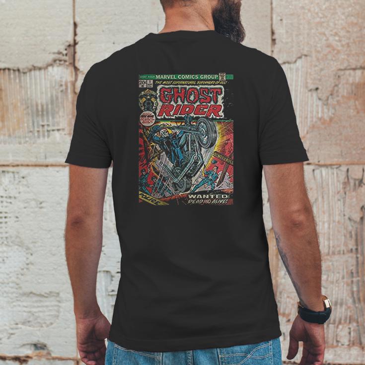 Ghost Rider Comic Art Mens Back Print T-shirt Funny Gifts