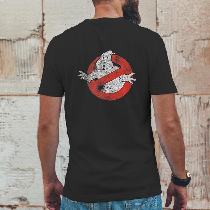 Ghostbusters Distressed No Ghost No Type Mens Back Print T-shirt Funny Gifts