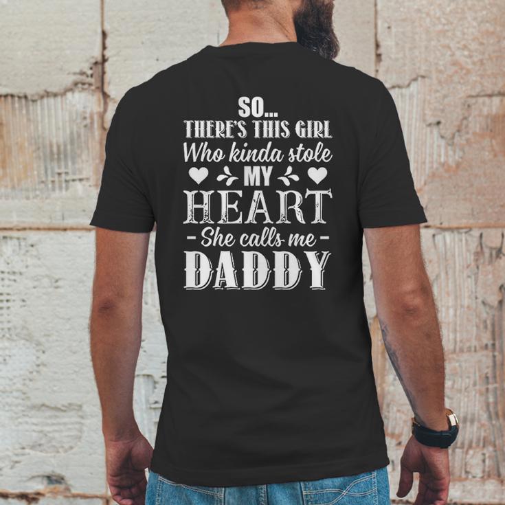 This Girl Who Kinda Stole My Heart She Calls Me Daddy Pullover Mens Back Print T-shirt Funny Gifts