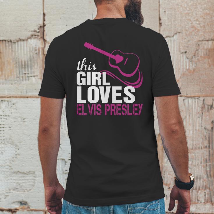 This Girl Loves Her Elvis Presley Mens Back Print T-shirt Funny Gifts