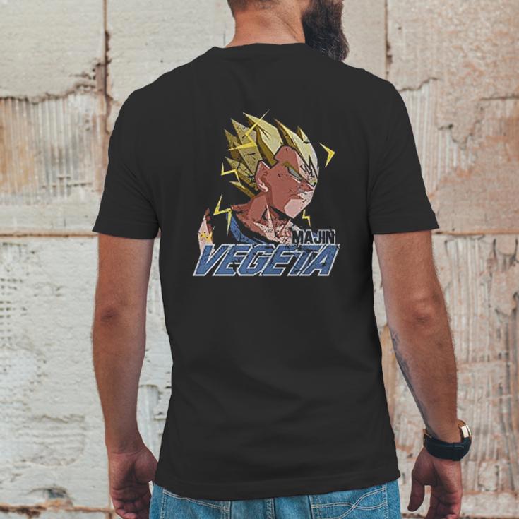 Goku Saiyan Anime Vegeta Dragon Mens Back Print T-shirt Funny Gifts