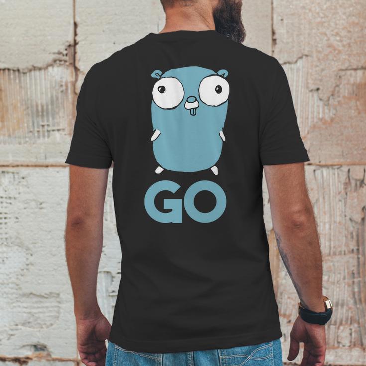 Golang Gopher Go Lang Programming Programmer It Cs Mens Back Print T-shirt Funny Gifts