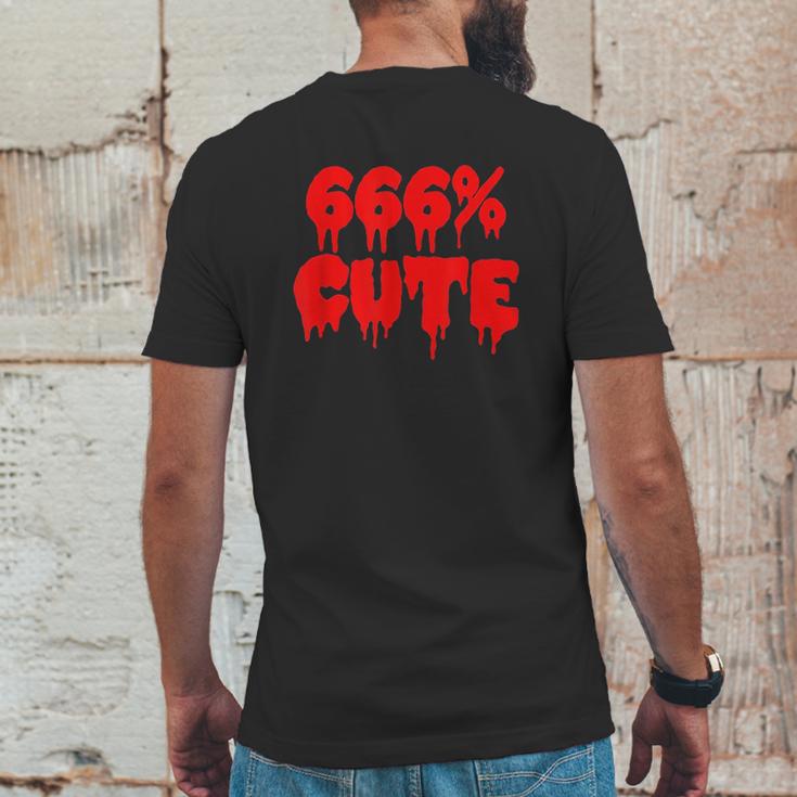 Goth Halloween 666 Cute Mens Back Print T-shirt Funny Gifts