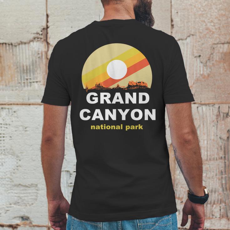 Grand Canyon National Park Retro Logo Mens Back Print T-shirt Funny Gifts