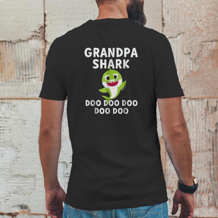 Grandpa Shark Doo Doo Doo Baby Shark Mens Back Print T-shirt Funny Gifts