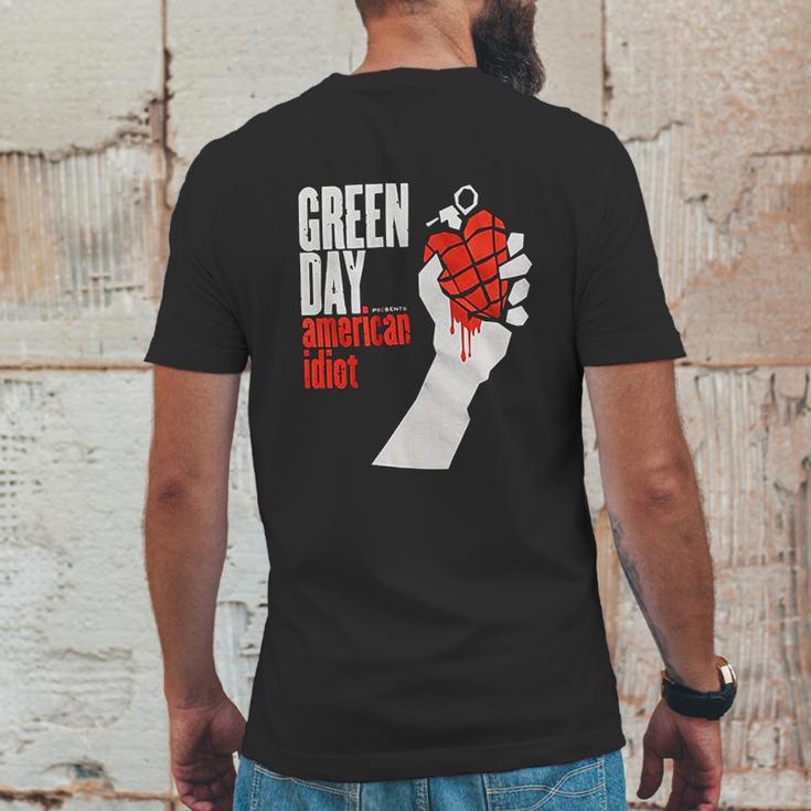 Green Day American Idiot Album Cover Mens Back Print T-shirt Funny Gifts