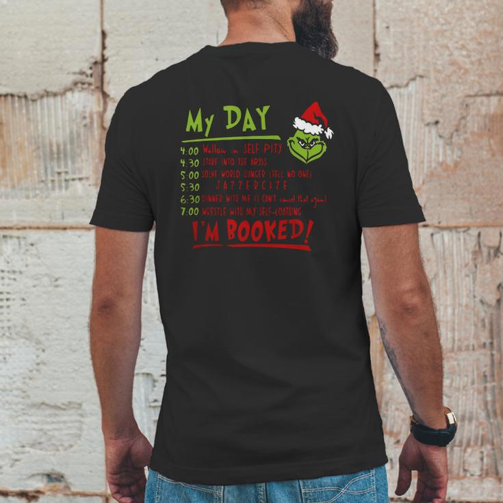 Grinch My Day Wallow In Self Pity Stare Into The Abyss Mens Back Print T-shirt Funny Gifts