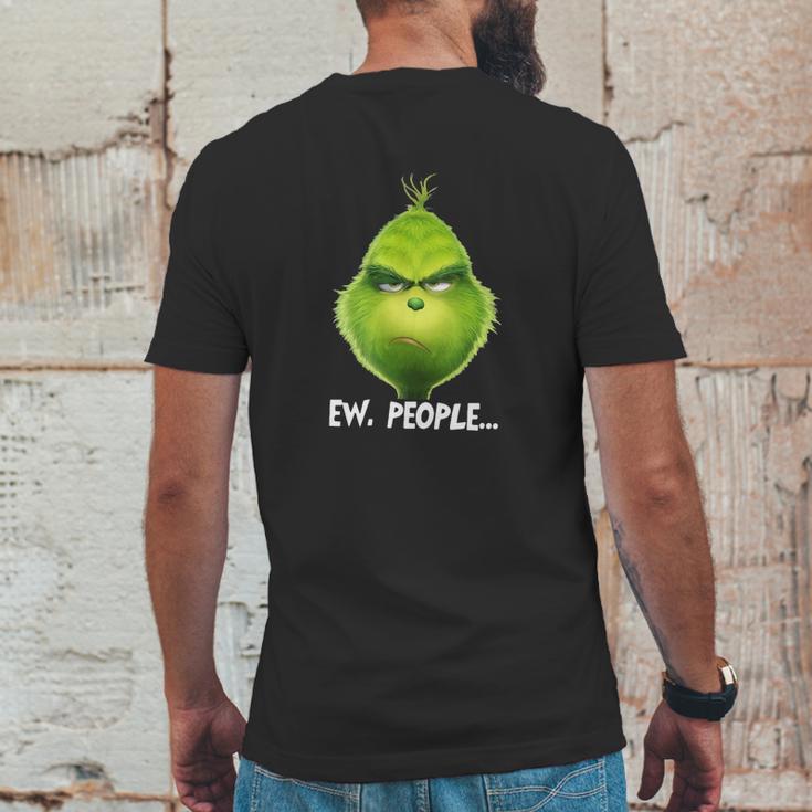 The Grinch Ew People Mens Back Print T-shirt Funny Gifts