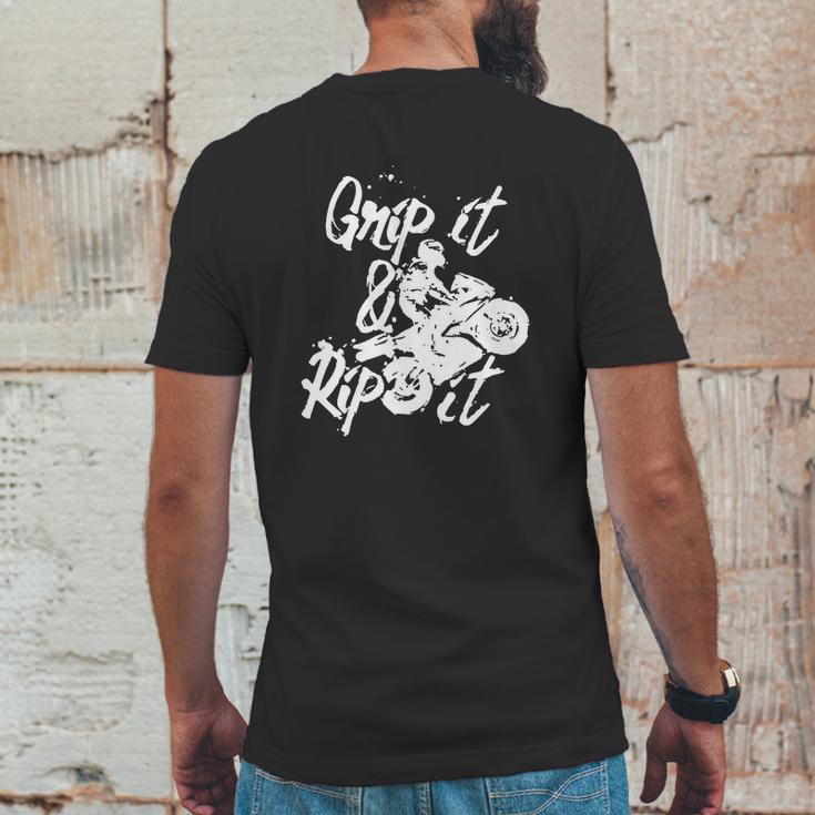 Grip It &Ampampamp Rip It T-Shirt Mens Back Print T-shirt Funny Gifts