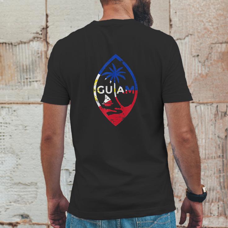 Guam Filipino Pinoy Chamorro Pride Flag Unique Gift Mens Back Print T-shirt Funny Gifts