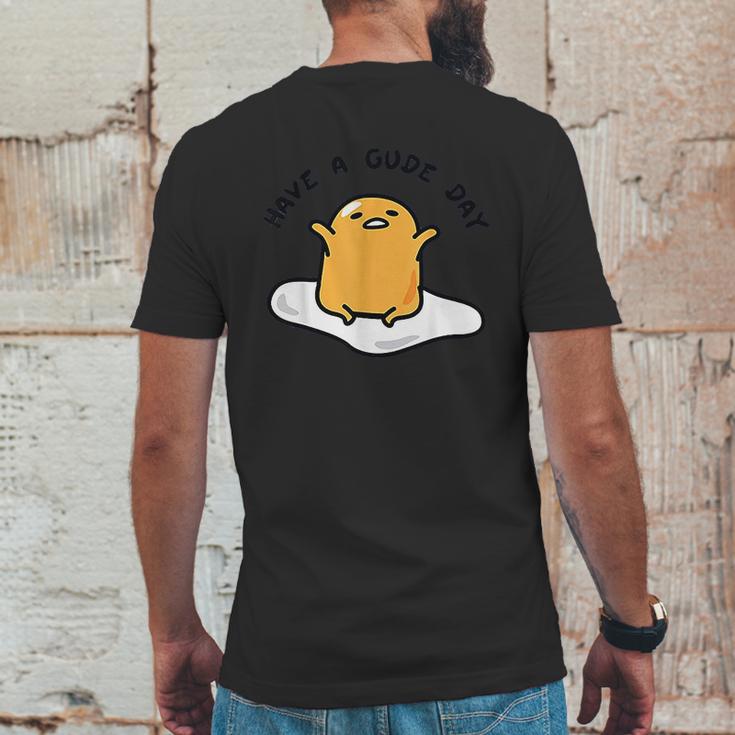 Gudetama Have A Gude Day Good Day Mens Back Print T-shirt Funny Gifts