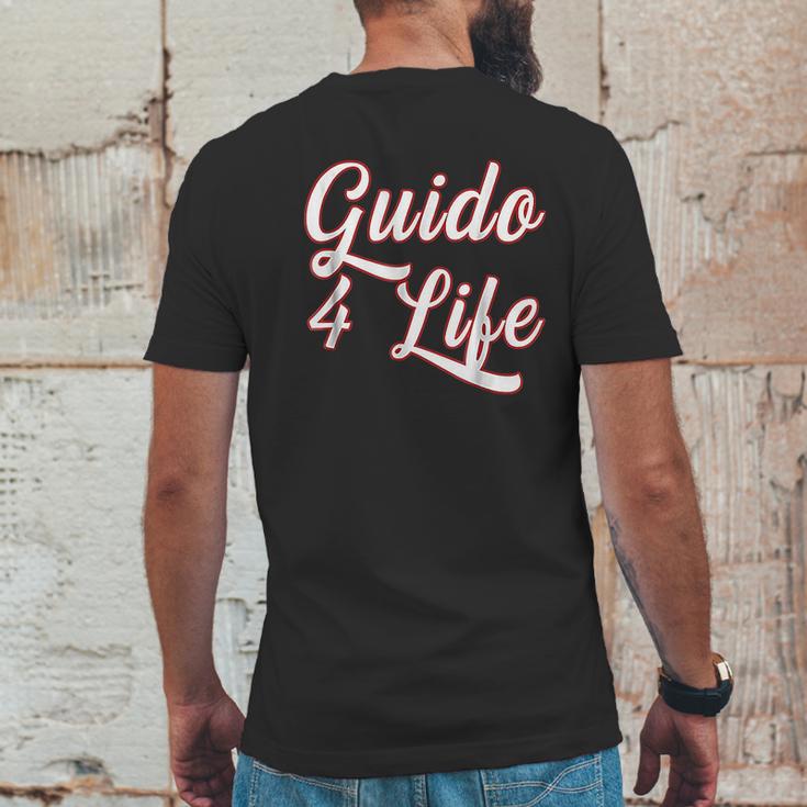 Guido For Life Gtl New Jersey Garden State Shore Mens Back Print T-shirt Funny Gifts