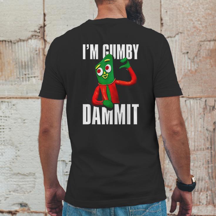 Gumby Im Gumby Mens Back Print T-shirt Funny Gifts