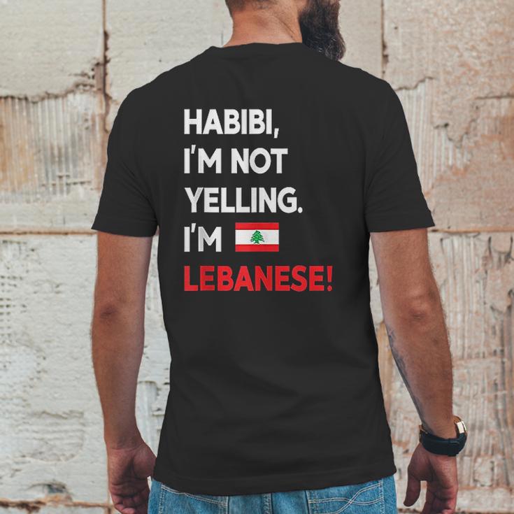 Habibi I Am Lebanese Mens Back Print T-shirt Funny Gifts