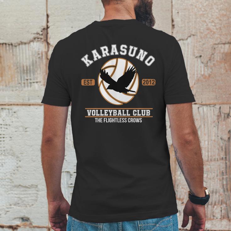 Haikyuu Karasuno Volleyball Club Mens Back Print T-shirt Funny Gifts