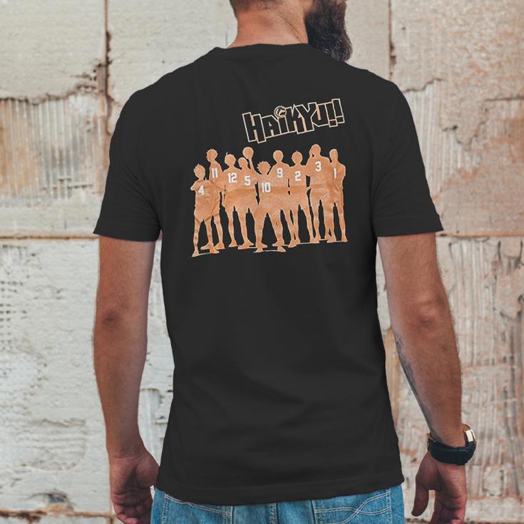 Haikyuu Team Mens Back Print T-shirt Funny Gifts