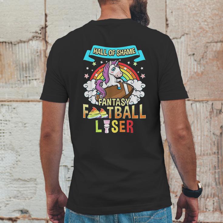 Hall Of Shame Fantasy Football Liser Mens Back Print T-shirt Funny Gifts