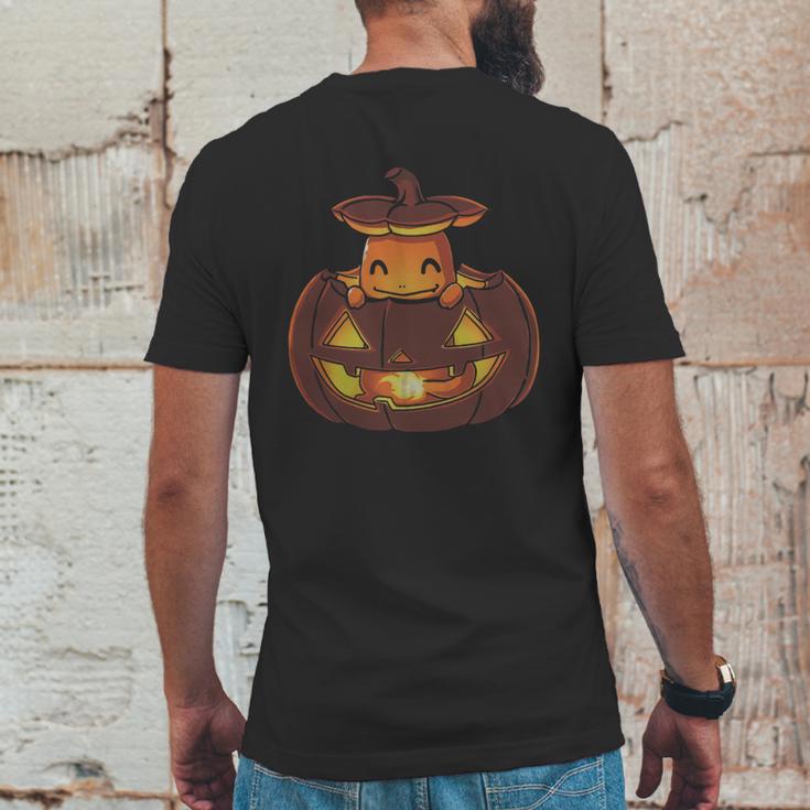 Halloween - Charmander Pumpkin Halloween Mens Back Print T-shirt Funny Gifts