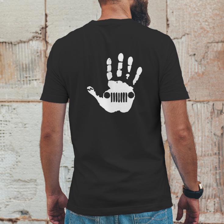 Hand Jeep Mens Back Print T-shirt Funny Gifts