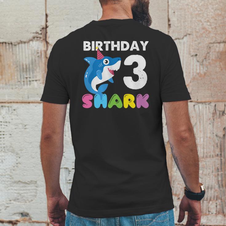 Happy 3Rd Birthday To Baby Shark With Wonderful Things Mens Back Print T-shirt Funny Gifts