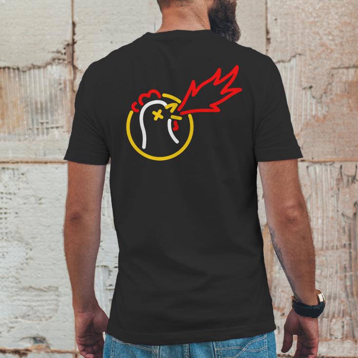 Hot Ones Vintage Line Art Mens Back Print T-shirt Funny Gifts