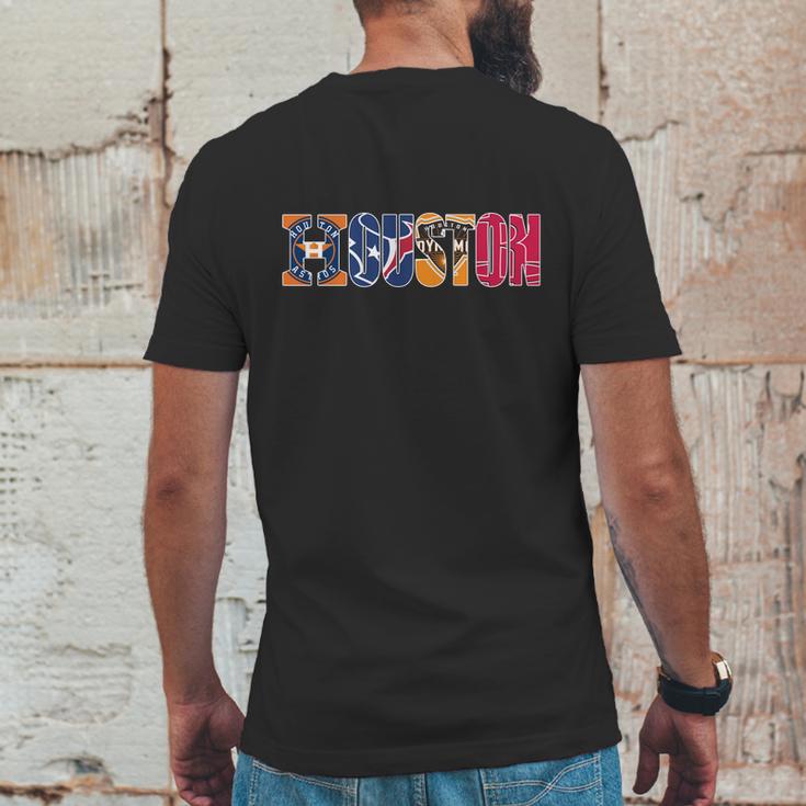 Houston 4 Teams Tshirt Houston 4 Teams Hoodies Mens Back Print T-shirt Funny Gifts