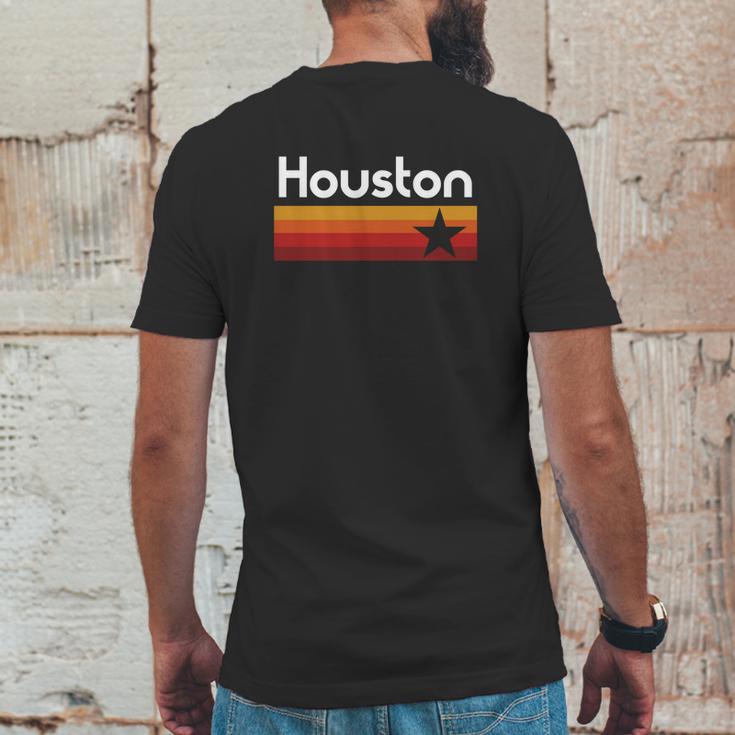 Houston Baseball Throwback Mens Back Print T-shirt Funny Gifts