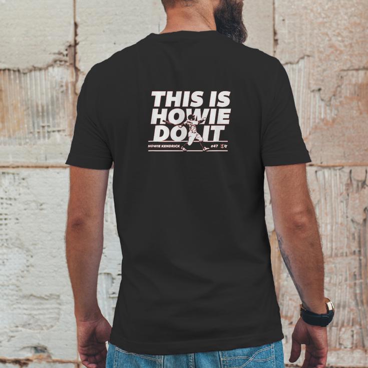 This Is Howie Do Mens Back Print T-shirt Funny Gifts