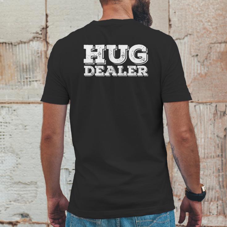 Hug Dealer Hoodie Hoody Meme Gift Hugs Not Drugs Mens Back Print T-shirt Funny Gifts