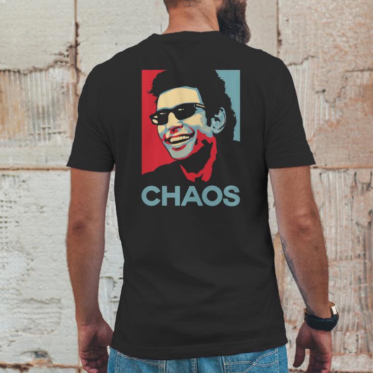 Ian Malcolm Chaos T-Shirt Mens Back Print T-shirt Funny Gifts