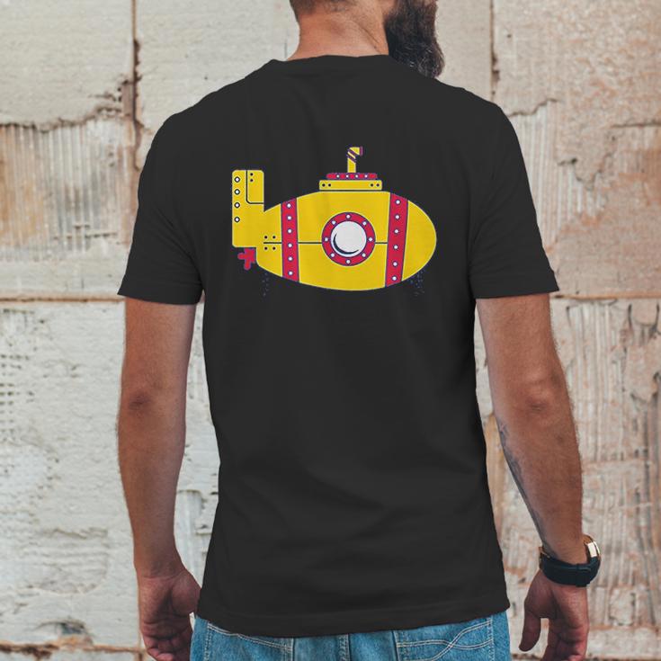 Instant Message Yellow Submarine Mens Back Print T-shirt Funny Gifts