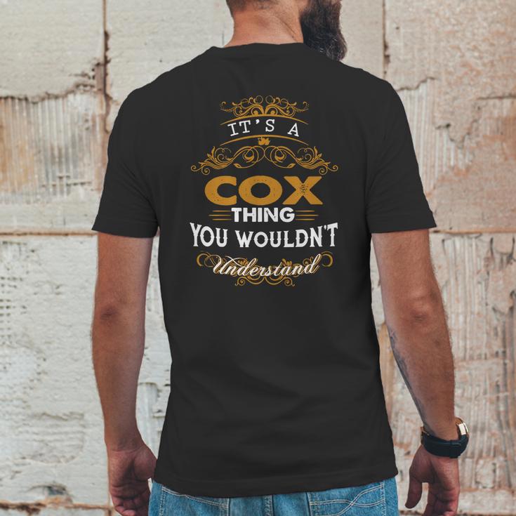 Its A Cox Thing You Wouldnt Understand - CoxShirt Cox Hoodie Cox Family Cox Tee Cox Name Cox Lifestyle Cox Shirt Cox Names Mens Back Print T-shirt Funny Gifts