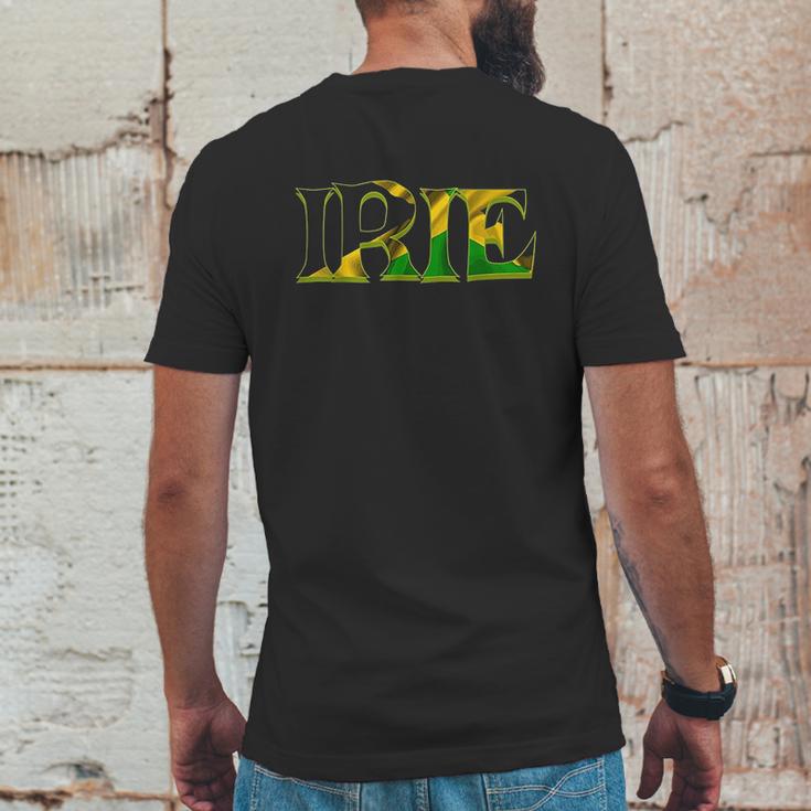 Jamaican Slang Irie Rasta Reggae Jamaican Slang Mens Back Print T-shirt Funny Gifts