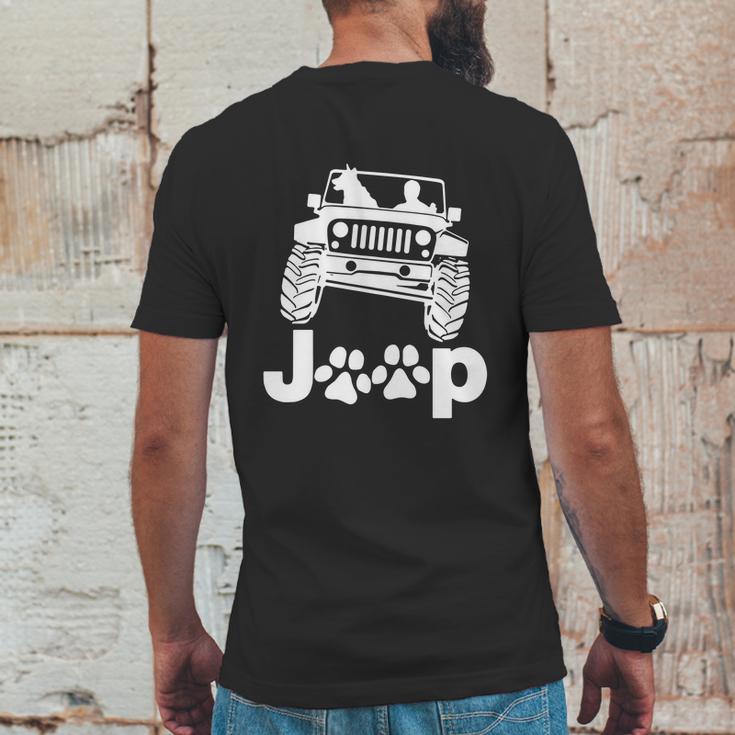 Jeep Dogs Mens Back Print T-shirt Funny Gifts